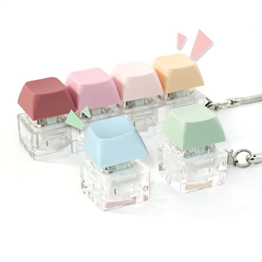 NiXianLinGo 3 Pcs Keyboard Fidget Toy Linear & Bulk Keyboard Fidget Clicker to Release Stress Unique Fidget Keyboard Keychain to Hang in Backpacks Fidget Keyboard for Office Classroom