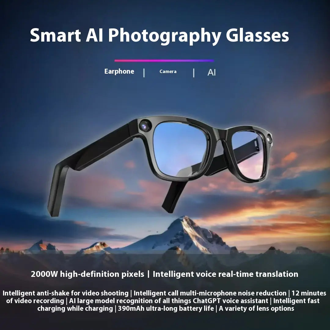 AI Camera Smart Glasses